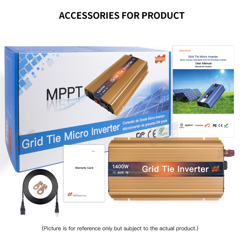 Micro Inverter 1400W Solar Grid Tie - Microinverter Solare Grid-Tie 1000-1400W da 20-50VDC