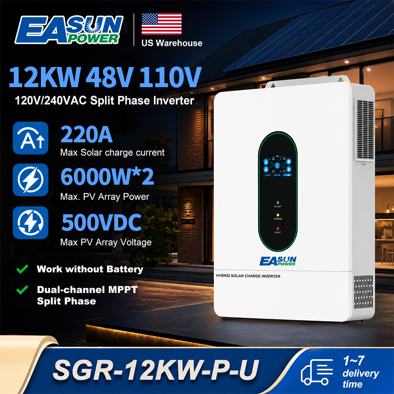 Grid Tie Inverter Limiter 2000W - Inverter Ibrido Solare EASUN POWER 12KW