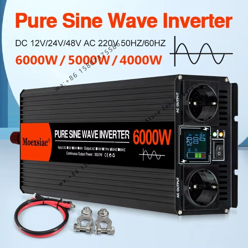 Pure Sine Wave Inverter 5000W 48V 220V - Inverter Solare a Onda Sinusoidale Pura