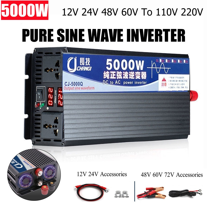 Inverter Pure Sine Wave 60Hz 120V 3000W - 4000W/5000W/5500W/3000W Onda Sinusoidale Pura Inverter DC
