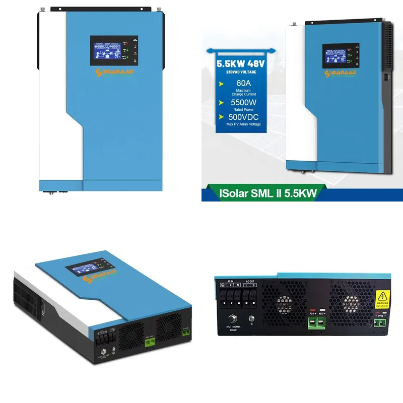 Hybrid Solar Inverter 5.5Kw Mppt 48V - Regolatore Solare 3.5KW 5.5KW Inverter Solare