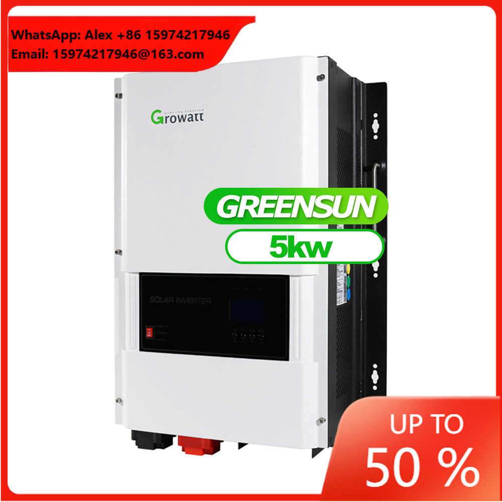 Off Grid Solar Inverter 48V 6000W - Inverter Ibrido Growatt Off-Grid 12kw 10kw