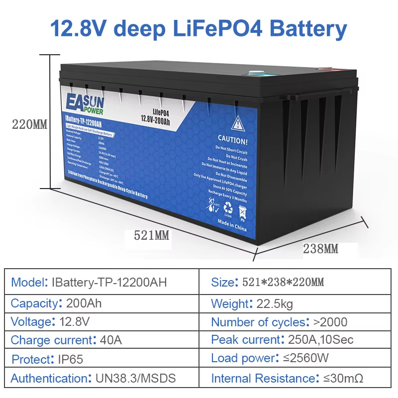 Batteria EASUN Power LiFePO4 1 - Grid Tie Inverter Limiter 2000W recensione e prezzo