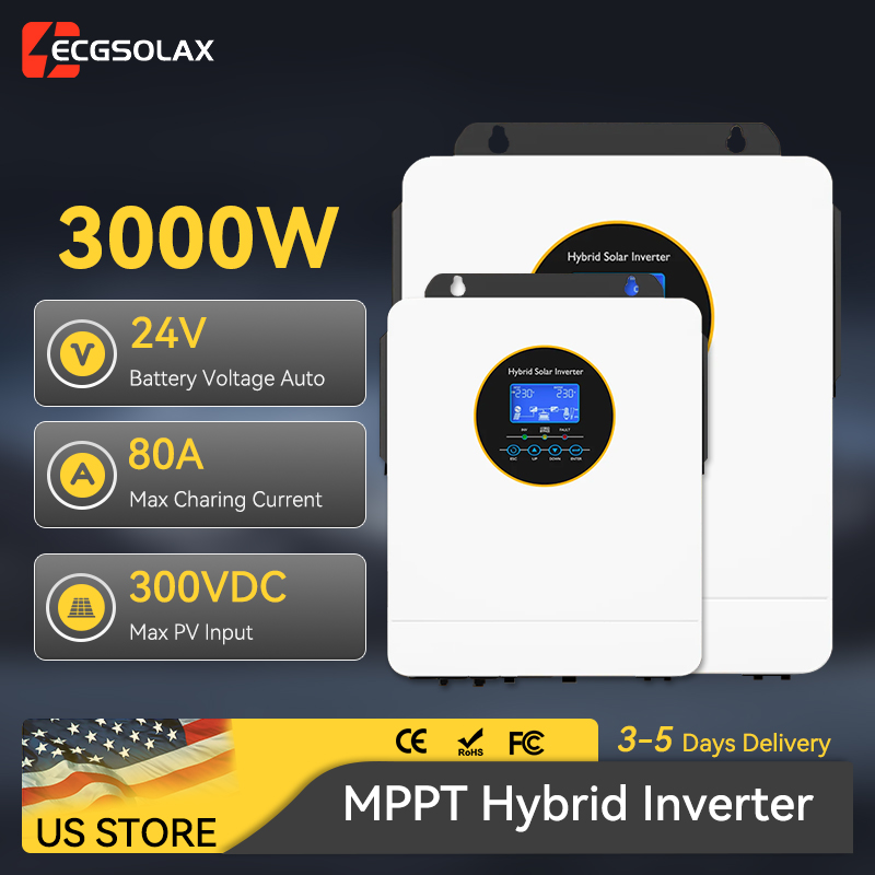 Inverter Solare Ibrido Off-Gri - Inverter Pure Sine Wave 60Hz 120V 3000W recensione e prezzo
