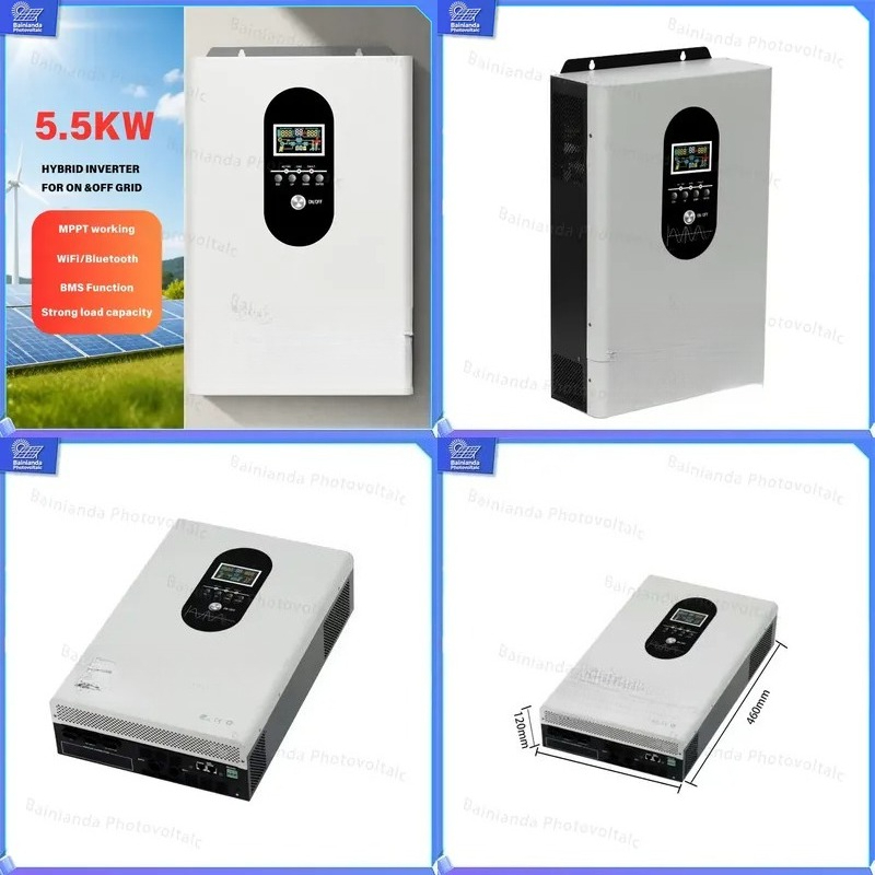 Inverter Solare Ibrido 3kW 5.5 - Hybrid Solar Inverter 5.5Kw Mppt 48V recensione e prezzo