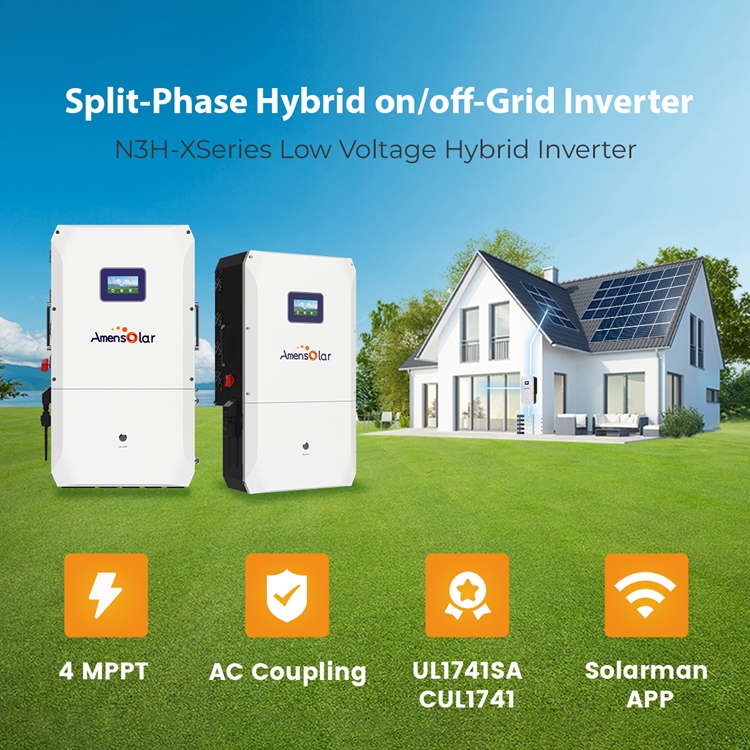 Inverter Ibrido AMENSOLAR 4,5k - Split Phase Inverter 10Kw 110V 220V recensione e prezzo