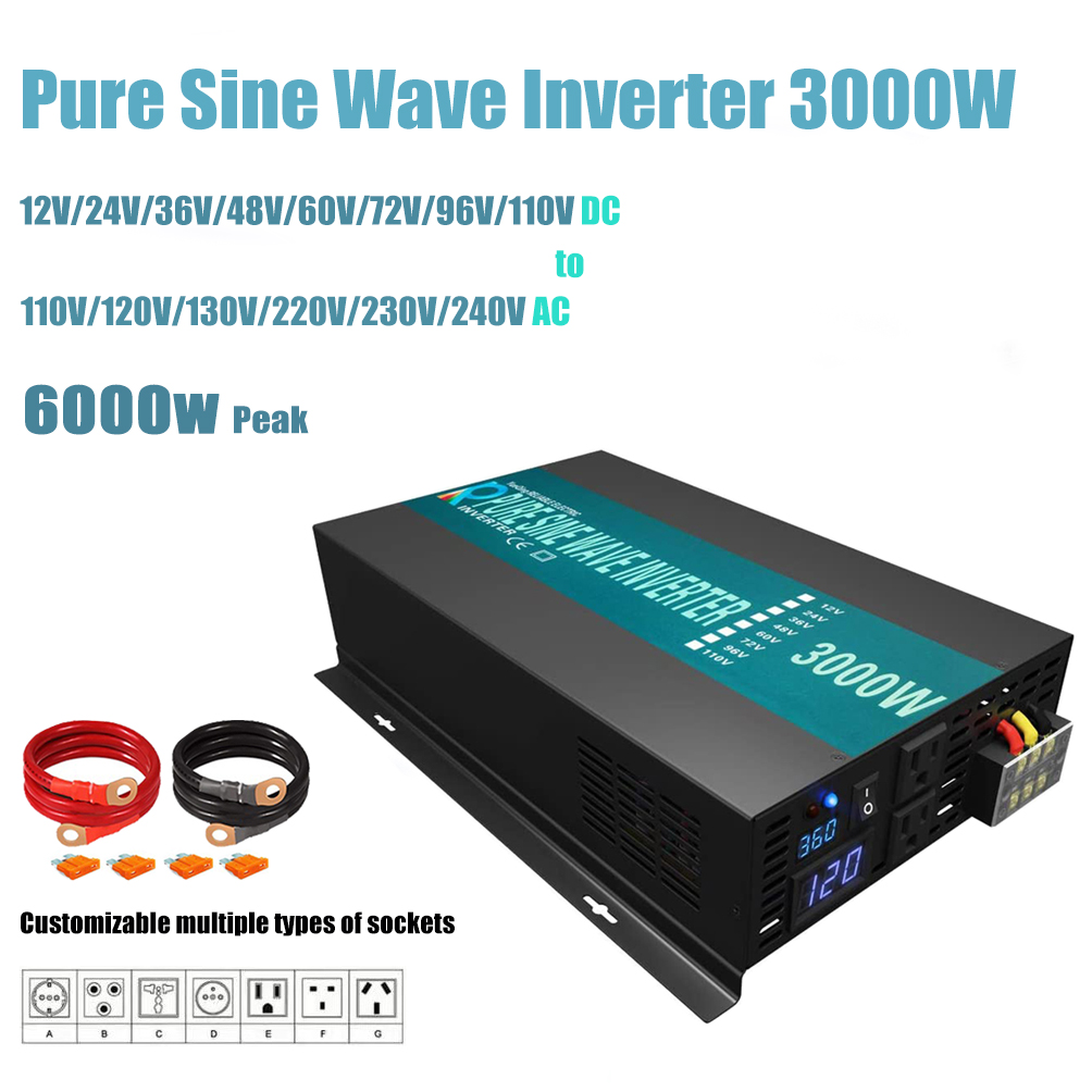 Inverter a onda sinusoidale pu - Inverter Pure Sine Wave 60Hz 120V 3000W recensione e prezzo