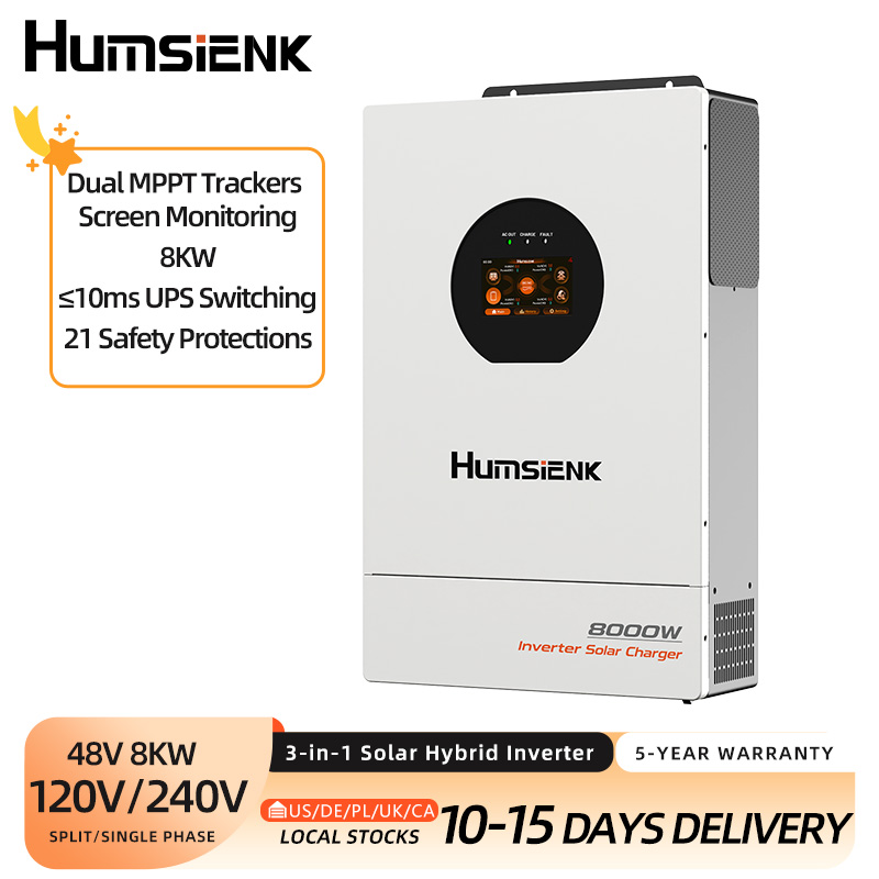 Inverter Solare Ibrido 3-in-1  - Mppt Hybrid Inverter 48V 8Kw 3 Phase recensione e prezzo