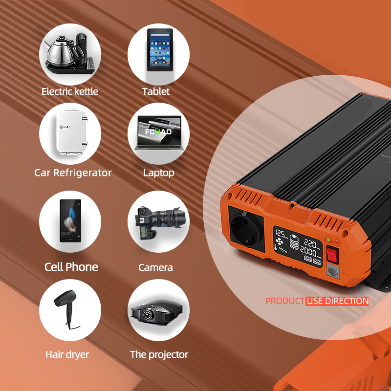 FCHAO 4000W Power Inverter a o - Power Inverter 12V 220V 4000W Continuous recensione e prezzo