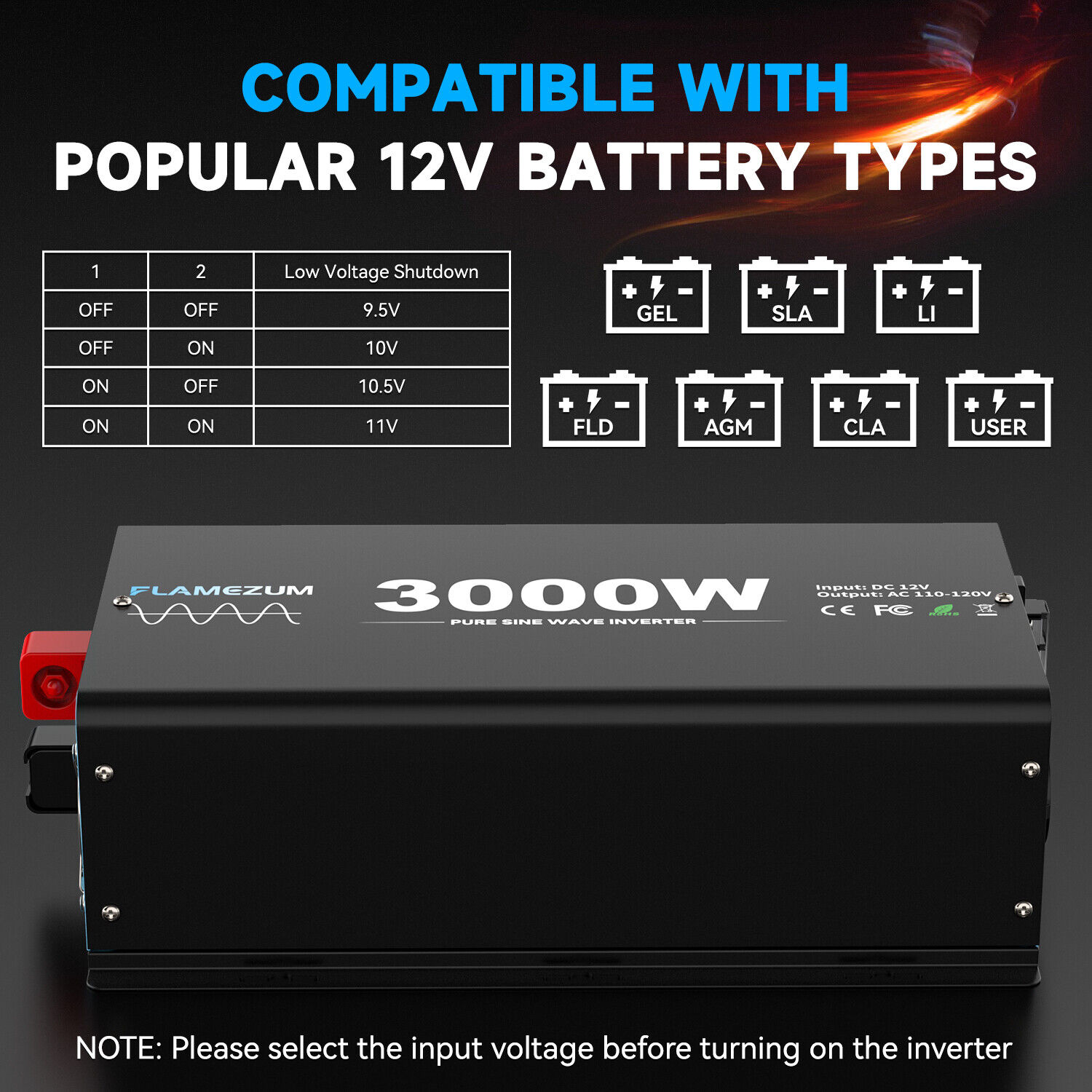 Inverter di Potenza a Onda Sin - Inverter Pure Sine Wave 60Hz 120V 3000W recensione e prezzo